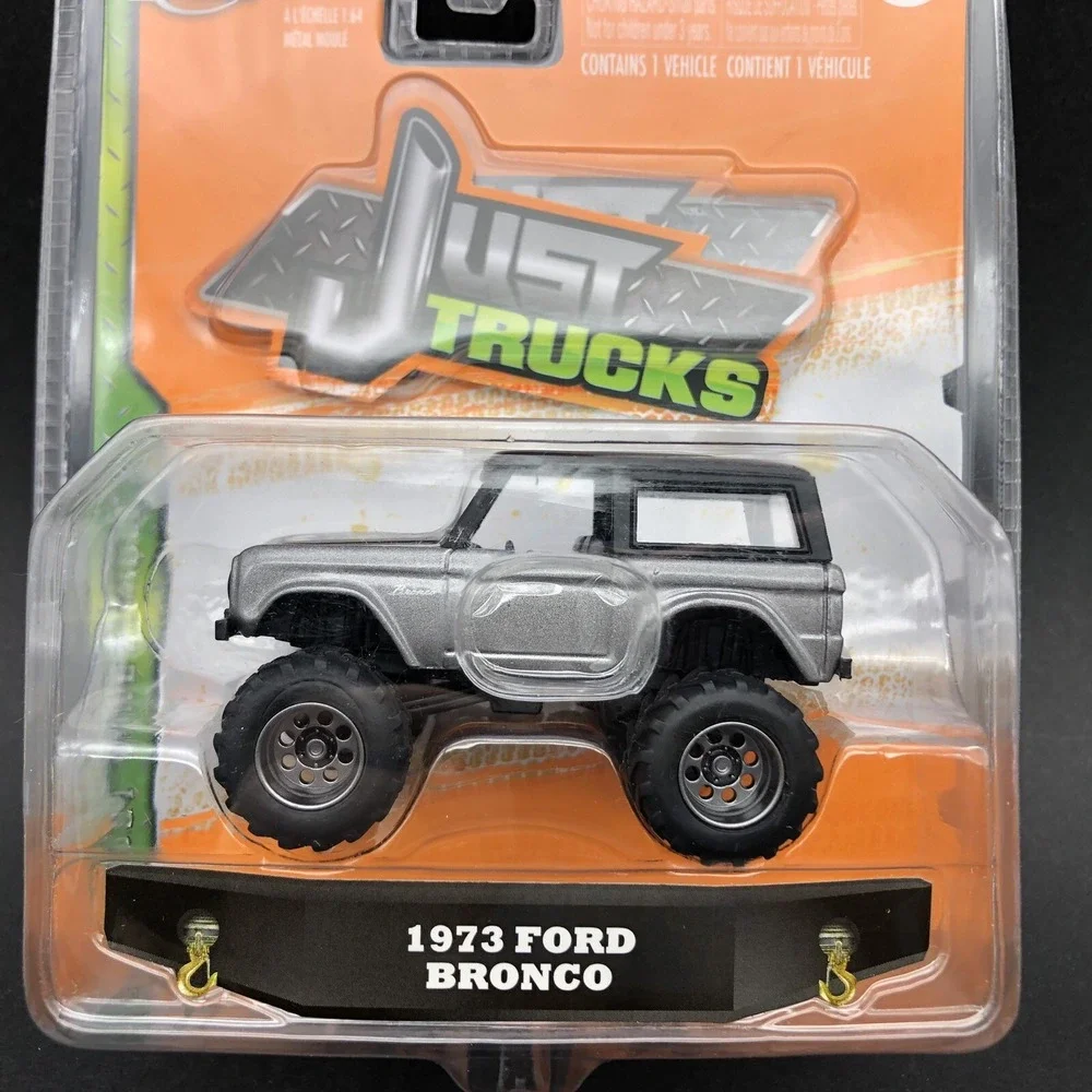 Jada Just Trucks '73 1973 Ford‎ Bronco Silver Diecast 1/64 Scale